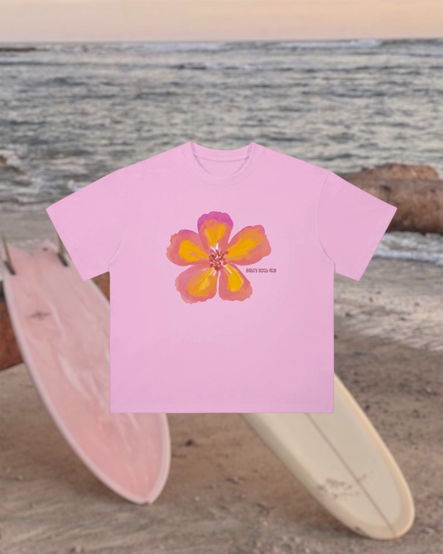 Tropical Tee - Pink