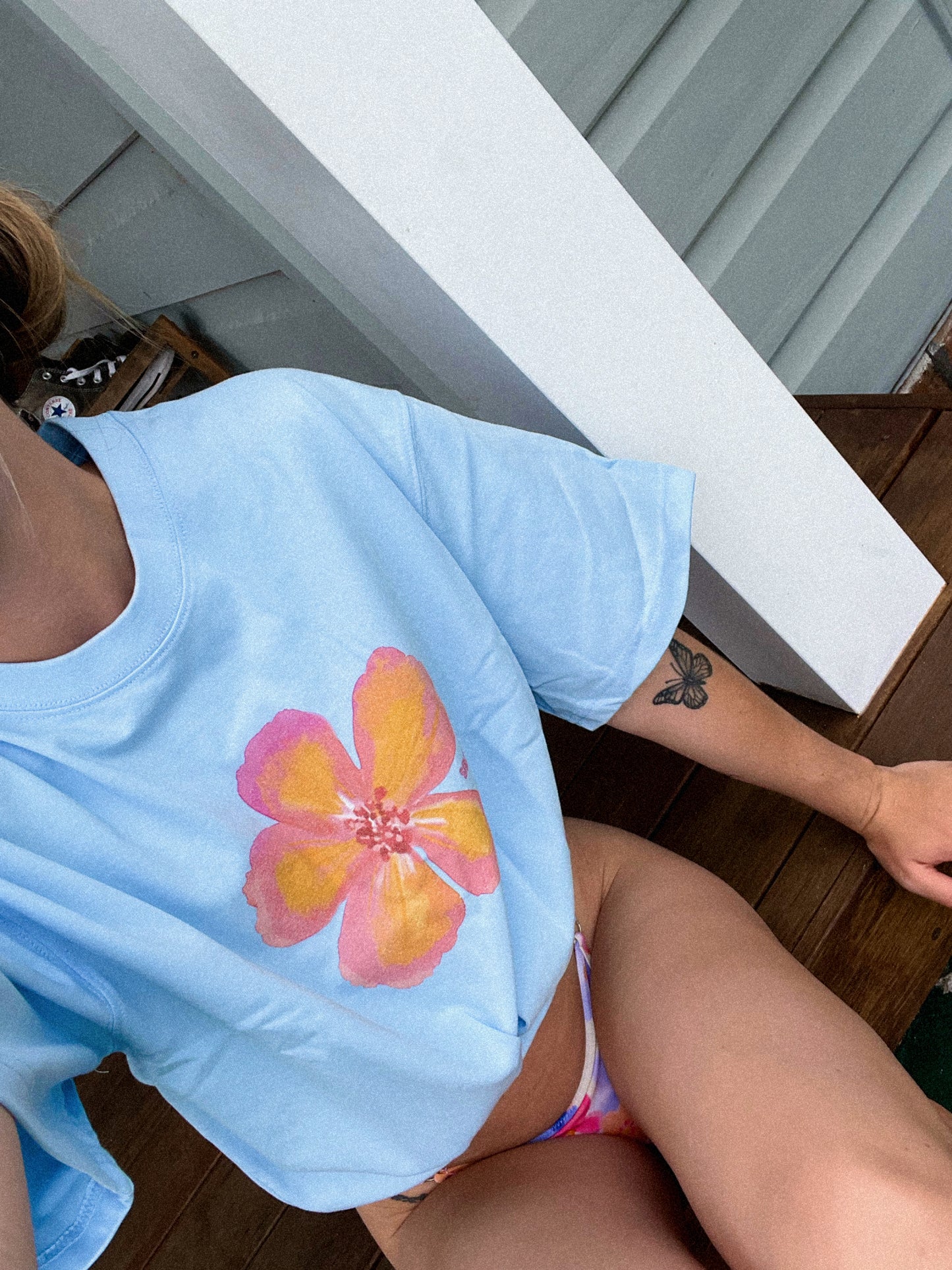 Tropical Tee - Blue