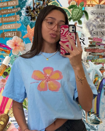 Tropical Tee - Blue