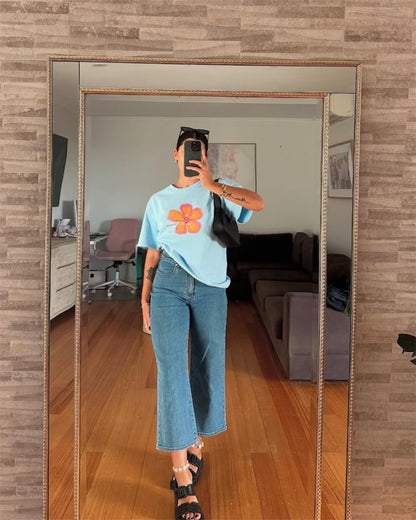 Tropical Tee - Blue